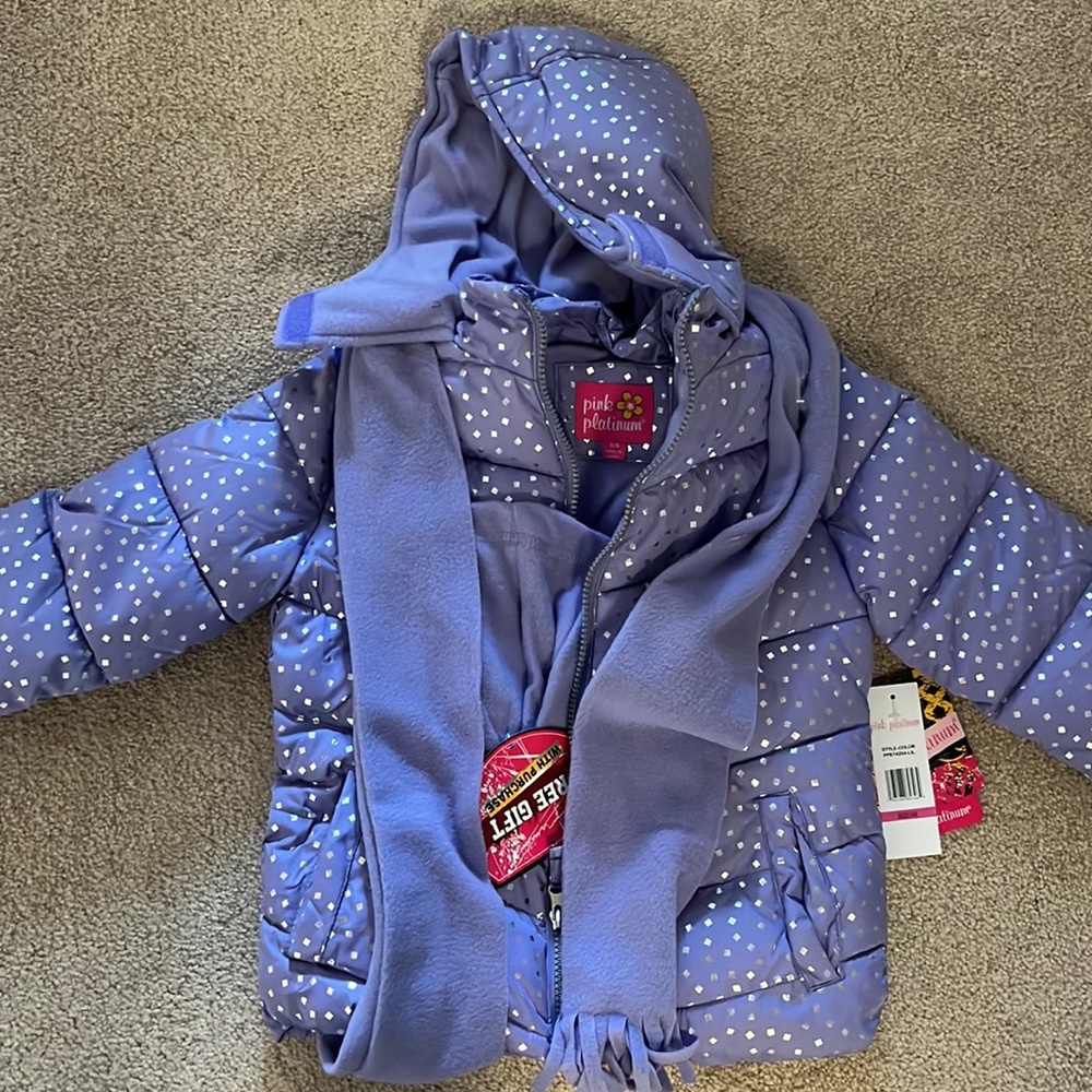 Girls puffer jacket - Picture 7 of 8